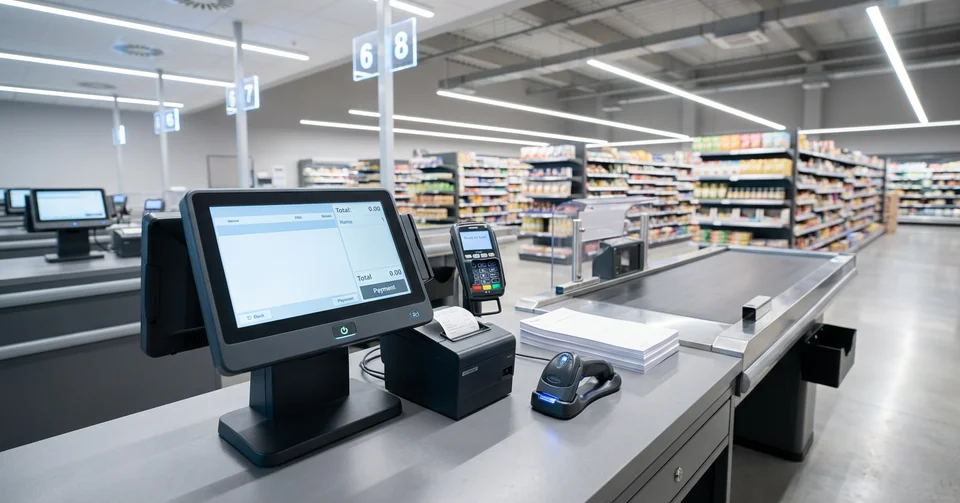 Arquitectura de hardware POS: Cómo equipar supermercados y retail de alto flujo